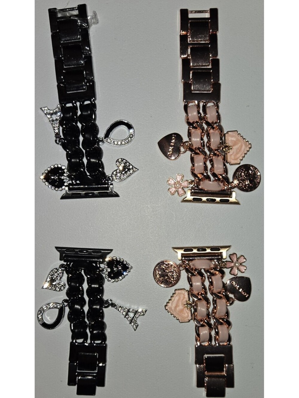 Watch Band 38mm -42mm S11/10 Adiustable Unique Charms Metal Strap